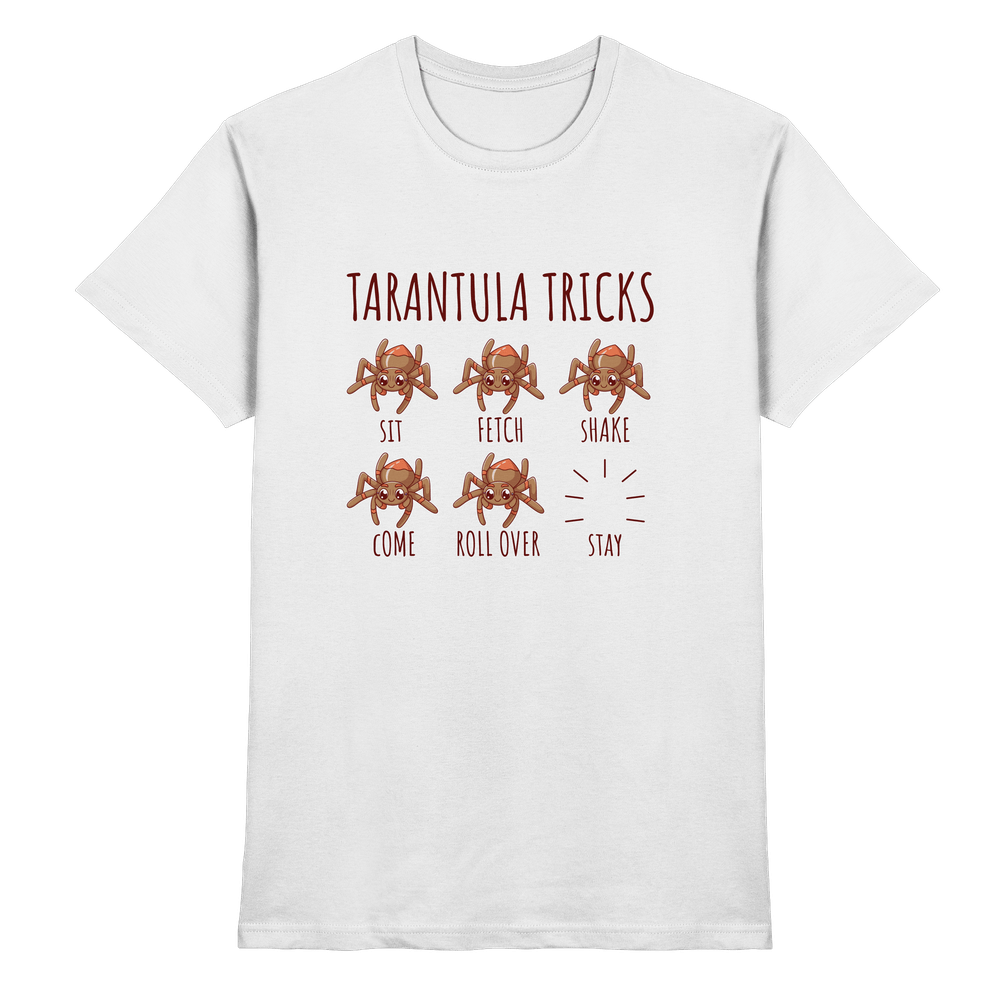 Tarantula Tricks - Sitz, Platz, bleib! - Premium Shirt – Bild 22
