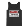 Warnschild: Danger! Venomous Snake Keeper! - Tank-Top