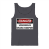 Warnschild: Danger! Venomous Snake Keeper! - Tank-Top