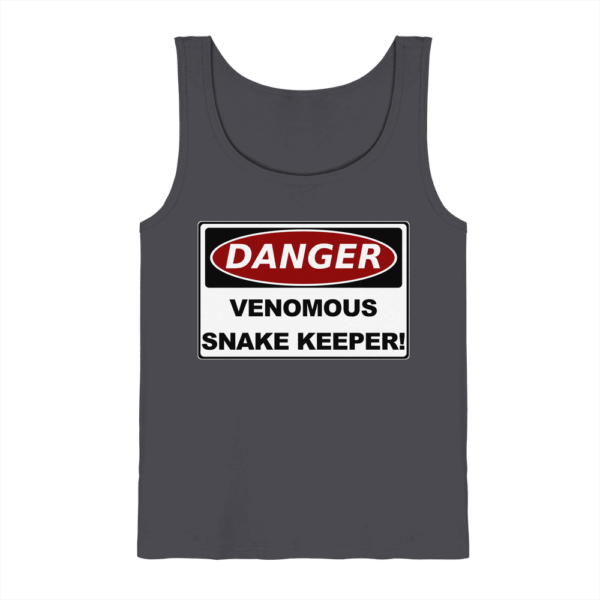 Warnschild: Danger! Venomous Snake Keeper! - Tank-Top