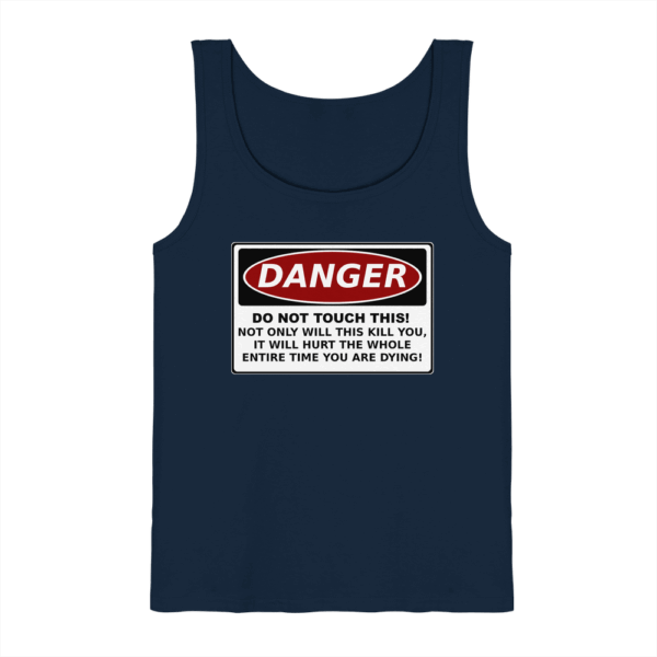 front-tank-top-navy-262-24aa-1000x.png Warnschild: Danger! Do not touch this! - Tank-Top