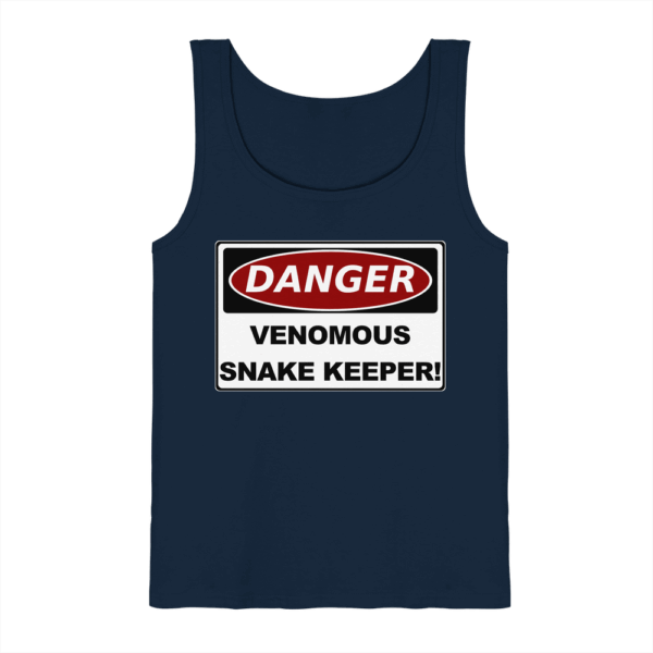 Warnschild: Danger! Venomous Snake Keeper! - Tank-Top
