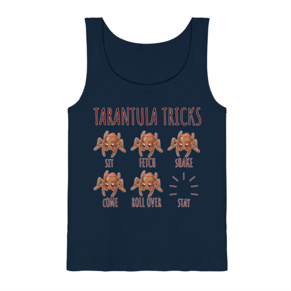 front-tank-top-navy-262-cea1-1000x.png Tarantula Tricks - Sitz, Platz, bleib! - Tank-Top