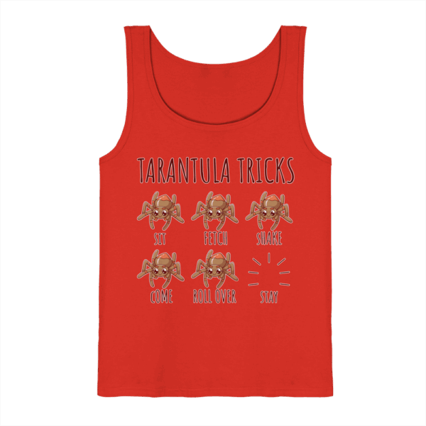 front-tank-top-red-262-cea1-1000x.png Tarantula Tricks - Sitz, Platz, bleib! - Tank-Top
