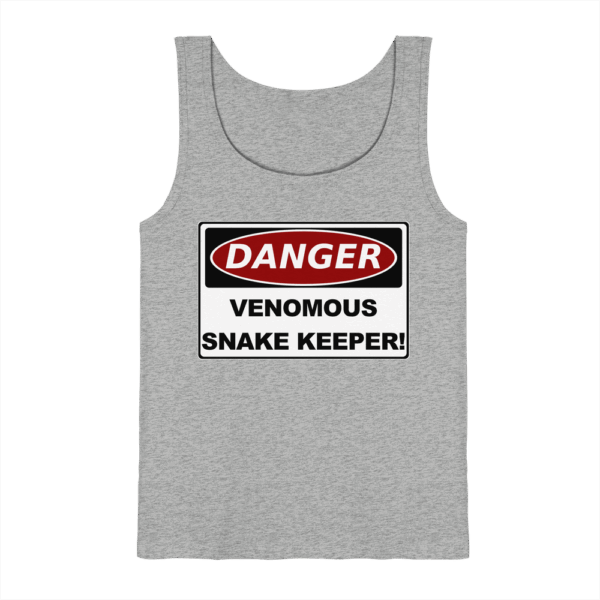 Warnschild: Danger! Venomous Snake Keeper! - Tank-Top