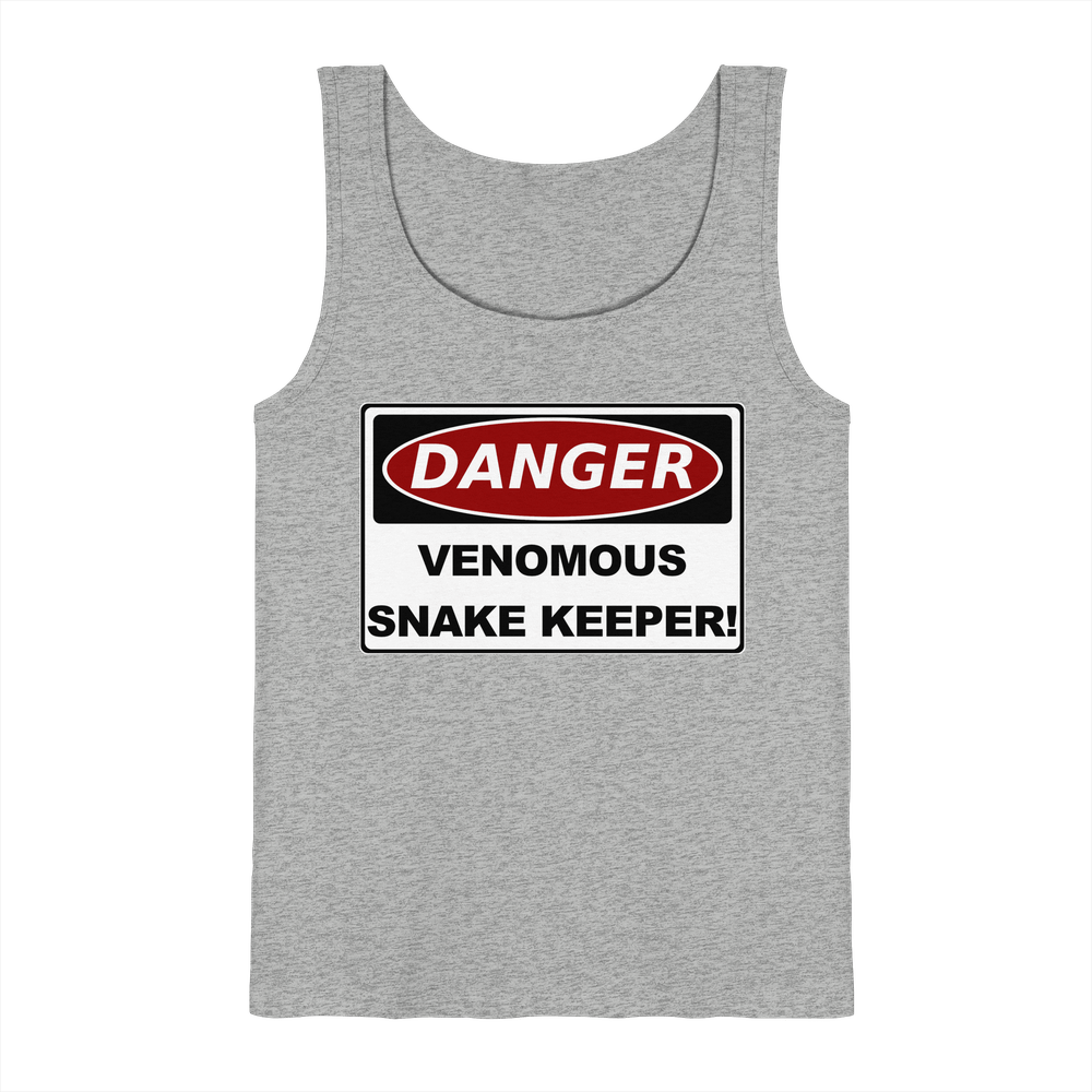 Warnschild: Danger! Venomous Snake Keeper! - Tank-Top – Bild 5