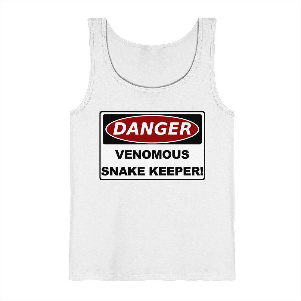 Warnschild: Danger! Venomous Snake Keeper! - Tank-Top – Bild 6