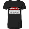 front-v-neck-shirt-272727-558x-2.png Warnschild: Danger! Do not touch this! - V-Neck Shirt