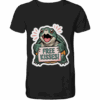 Schnappschildkröte 'Free Kisses!' - V-Neck Shirt Unisex/Herren