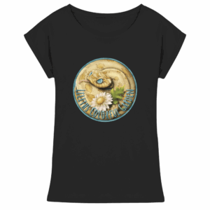 Liliths Colorful Garden Logo 'Yogi' - Womens Extended Shoulder T-Shirt