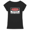 Warnschild: Danger! Venomous Snake Keeper! - Womens Extended Shoulder T-Shirt