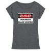 Warnschild: Danger! Venomous Snake Keeper! - Womens Extended Shoulder T-Shirt