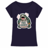 Schnappschildkröte 'Free Kisses!' - Womens Extended Shoulder T-Shirt