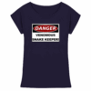 Warnschild: Danger! Venomous Snake Keeper! - Womens Extended Shoulder T-Shirt