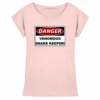 Warnschild: Danger! Venomous Snake Keeper! - Womens Extended Shoulder T-Shirt