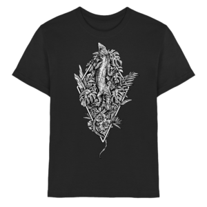 front-kids-premium-shirt-black-532-bd2a-1000x.png Baumeidechse Geometric Art - Kids Premium Shirt
