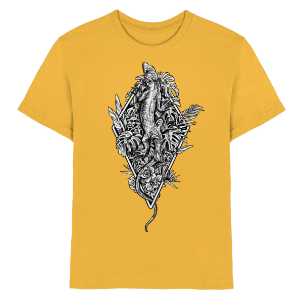 Baumeidechse Geometric Art - Kids Premium Shirt