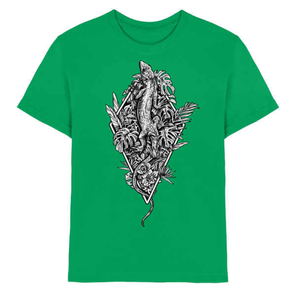 Baumeidechse Geometric Art - Kids Premium Shirt
