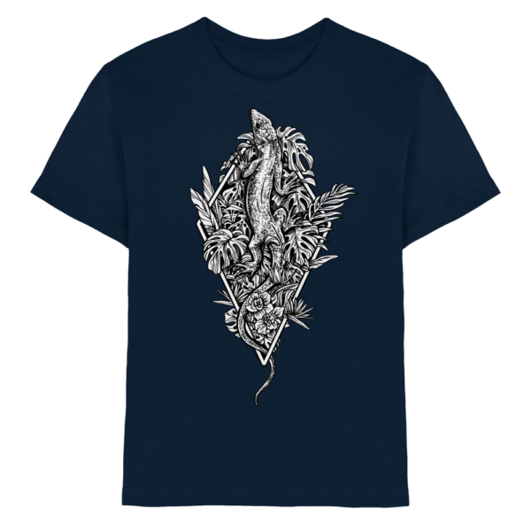 Baumeidechse Geometric Art - Kids Premium Shirt