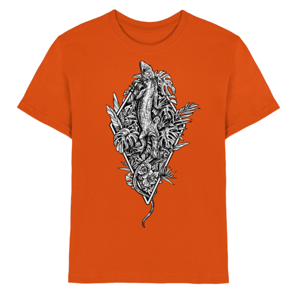 Baumeidechse Geometric Art - Kids Premium Shirt