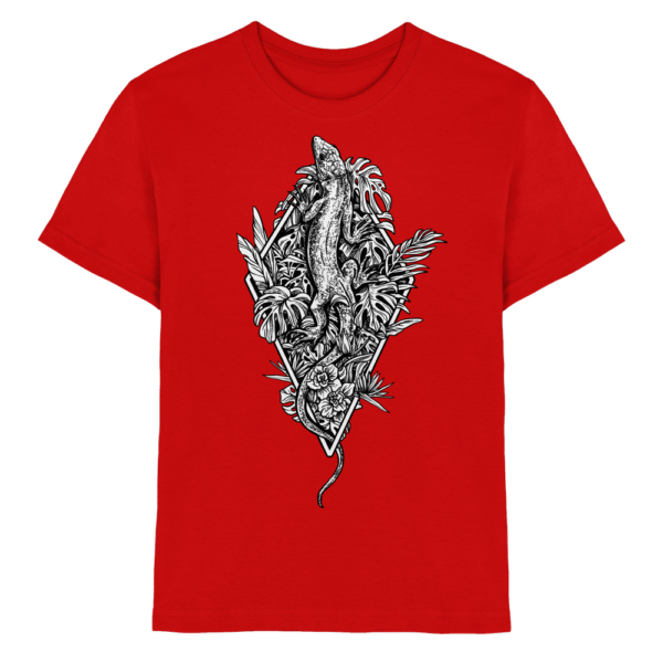 Baumeidechse Geometric Art - Kids Premium Shirt