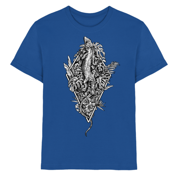 Baumeidechse Geometric Art - Kids Premium Shirt