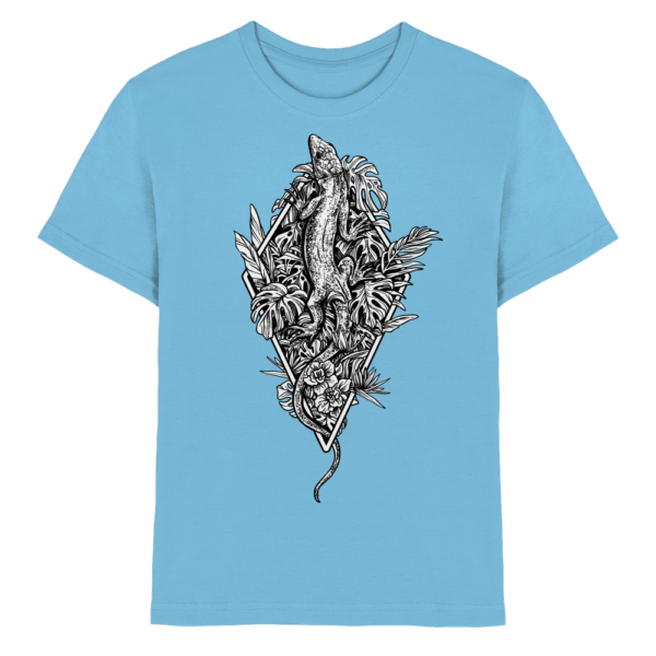 Baumeidechse Geometric Art - Kids Premium Shirt