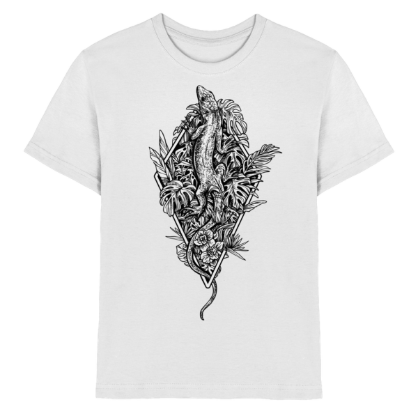 Baumeidechse Geometric Art - Kids Premium Shirt