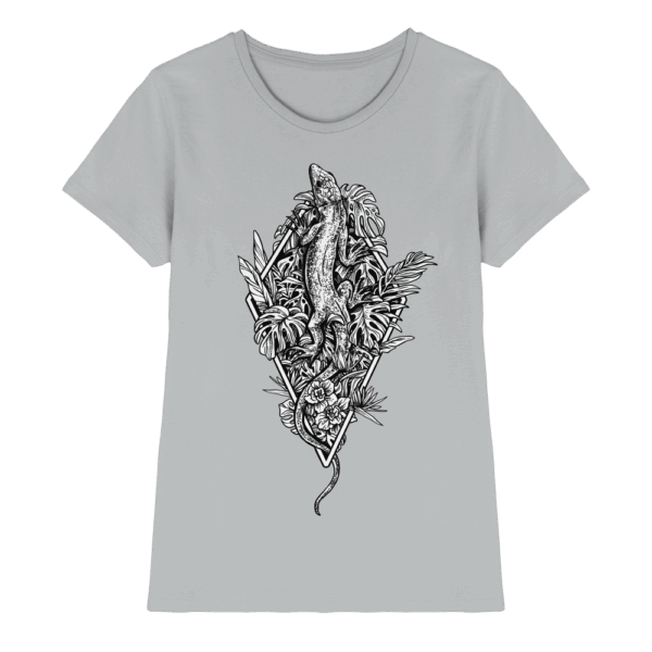 Baumeidechse geometric Art - Ladies Premium Shirt