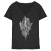 Baumeidechse Geometric Art - Ladies V-Neck Shirt
