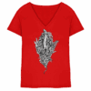 Baumeidechse Geometric Art - Ladies V-Neck Shirt
