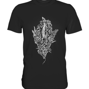 front-premium-shirt-272727-558x.png Baumeidechse geometric Art - Premium Shirt