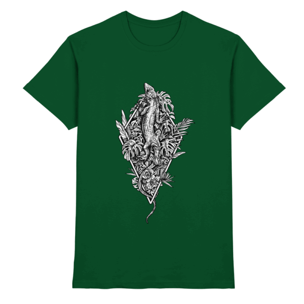 Baumeidechse geometric Art - Premium Shirt
