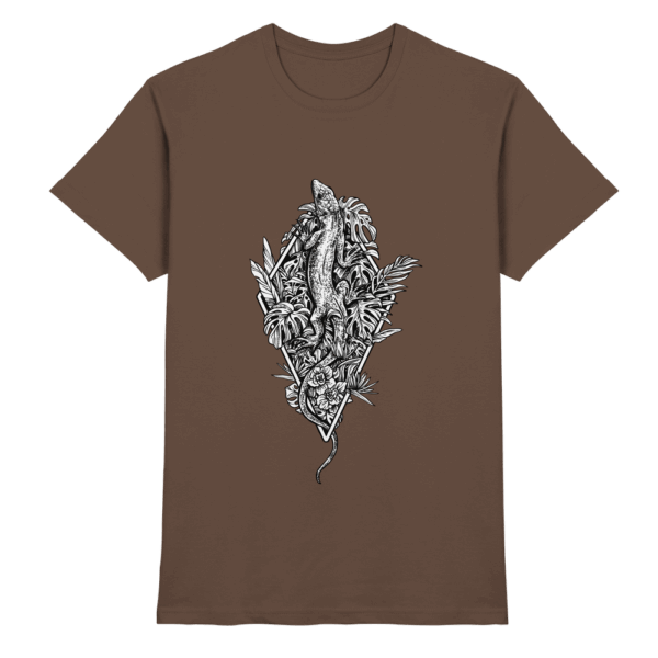 Baumeidechse geometric Art - Premium Shirt