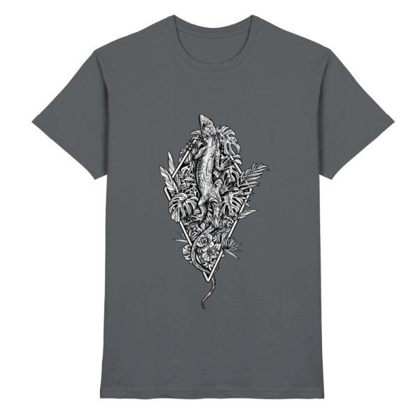 Baumeidechse geometric Art - Premium Shirt