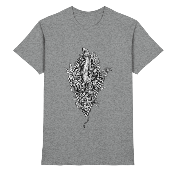 Baumeidechse geometric Art - Premium Shirt