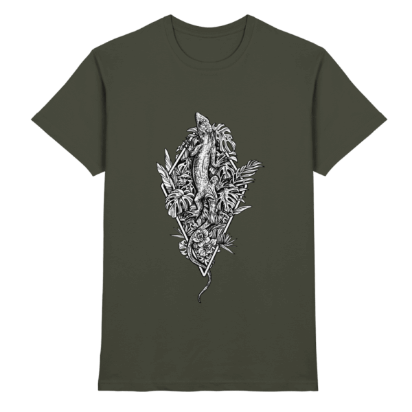 Baumeidechse geometric Art - Premium Shirt