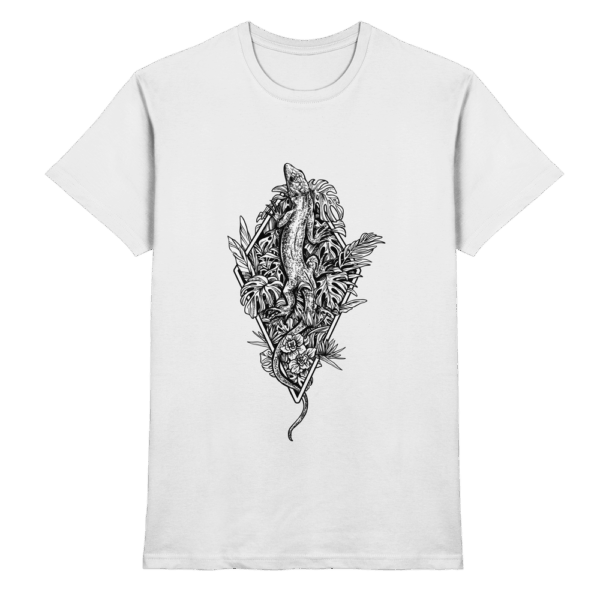 Baumeidechse geometric Art - Premium Shirt