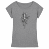 Baumeidechse Geometric Art - Womens Extended Shoulder T-Shirt