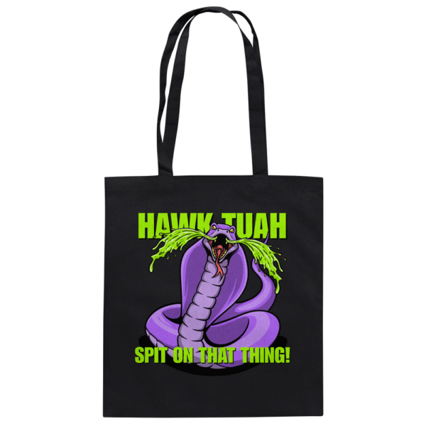 HAWK TUAH - Spit on that thing! - PURPLE - - Baumwolltasche