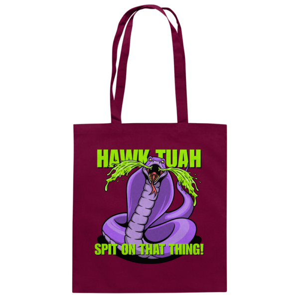 HAWK TUAH - Spit on that thing! - PURPLE - - Baumwolltasche