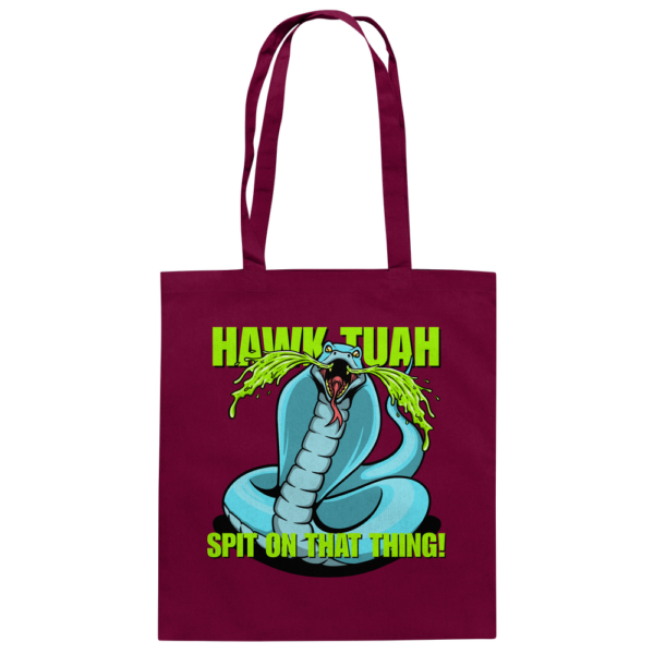 HAWK TUAH - Spit on that thing! - BLUE - - Baumwolltasche