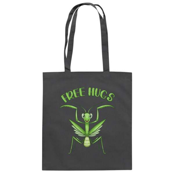 'Free Hugs' - Gottesanbeterin - Baumwolltasche