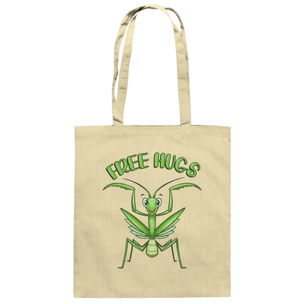 'Free Hugs' - Gottesanbeterin - Baumwolltasche