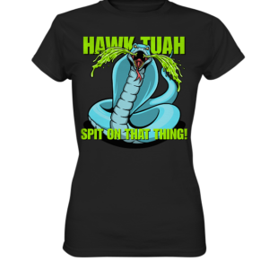 front-ladies-premium-shirt-272727-558x-2.png HAWK TUAH! Spit on that thing! - blue - - Ladies Premium Shirt