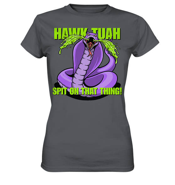 front-ladies-premium-shirt-585c60-558x-2.png HAWK TUAH - Spit on that thing! - PURPLE - - Ladies Premium Shirt