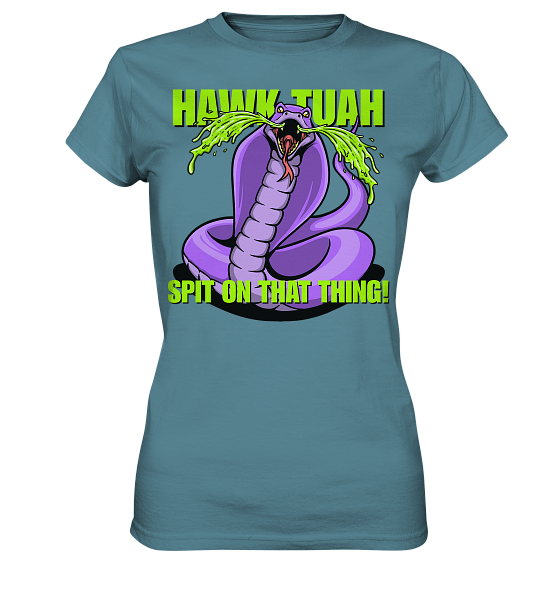 front-ladies-premium-shirt-598796-558x-1.png HAWK TUAH - Spit on that thing! - PURPLE - - Ladies Premium Shirt