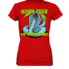 HAWK TUAH! Spit on that thing! - blue - - Ladies Premium Shirt