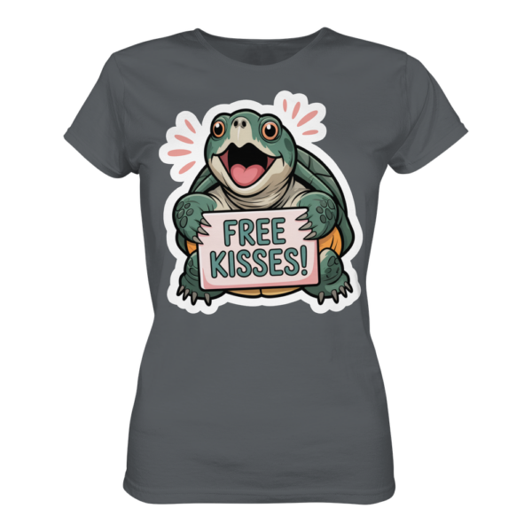 Schnappschildkröte 'Free Kisses!' - Ladies Premium Shirt