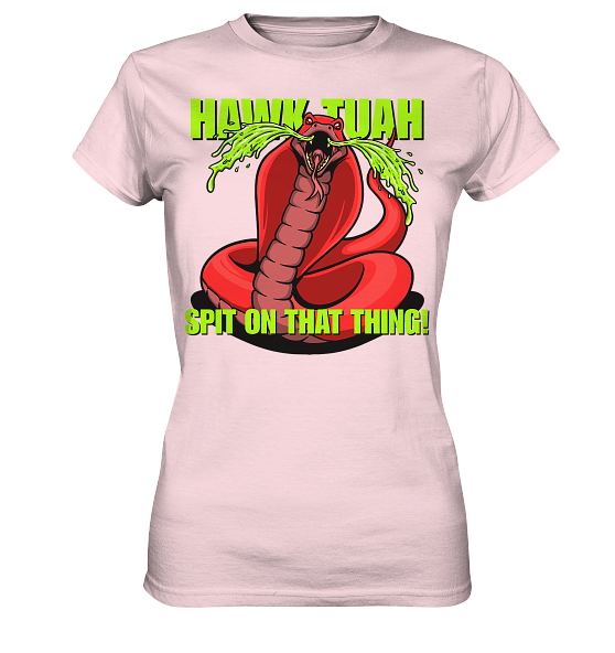 front-ladies-premium-shirt-fddee3-558x-4.png HAWK TUAH - Spit on that thing! - RED - - Ladies Premium Shirt